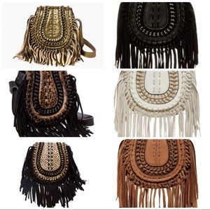 DISO Aimee Kestenberg Genny Fringe Crossbody Bags